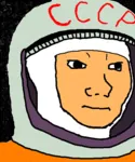 cosmonaut helmet meta:lowres soviet_union space wojak // 323x387 // 31KB