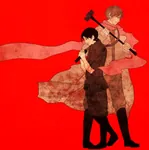 anime coat hammer_and_sickle proletariat scarf soviet_union worker worker_and_kolkhoz_woman // 500x502 // 46KB