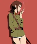 anime cigarette lingerie panties red_army smoking soviet_union uniform // 868x1025 // 217KB