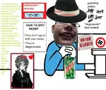 alt_right computer cuck fascism fedora greentext hat nazi site:pol site:reddit stormfront swastika // 562x478 // 64KB