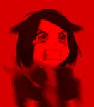 angry artist:catgirl_drawfriend bared_teeth black_hair blur catgirl character:alunya crying gloves goddess meta:lowres reaction_image red_eyes sad site:leftypol // 440x500 // 77KB