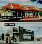 burger capitalism consumerism corporation fashwave housing mcdonalds united_states vaporwave // 610x631 // 59KB