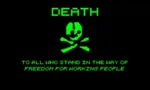 anarchism anarcho_communism black_army flag flag_only makhnovshchina meta:animated meta:gif nestor_makhno ukraine // 710x426 // 143KB