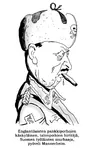 bank caricature carl_gustaf_emil_mannerheim cigar fascism finland finnish_text meta:highres smoking translated winter_war // 1966x3176 // 1.1MB