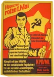 german_text germany hammer_and_sickle hoxhaism kpd-ml may_day poster // 750x1047 // 371KB