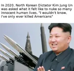 2020 i_wouldn't_know juche kim kim_jong_un korea korea_dpr missile nuclear rocket united_states // 740x710 // 317KB