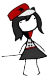 beret black_hair catgirl character:alunya hat meta:transparent_background scarf star template // 538x870 // 139KB