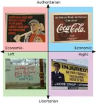 advertisement coca_cola graffiti political_compass poster propaganda // 882x960 // 88KB