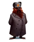 anthro bear furry red_star soviet_union star ushanka // 1210x1500 // 556KB