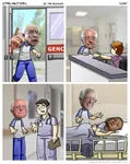 2016 bernie_sanders clinton comic election glasses hillary_clinton loss meta:edit social_democracy united_states // 625x790 // 124KB