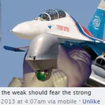 chokehold drone jet russia russian_federation the_weak_should_fear_the_strong // 607x608 // 369KB