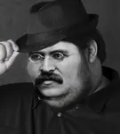 edgy fedora friedrich_nietzsche neckbeard obesity philosophy tip // 474x528 // 20KB