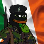 beret clover flag guerrilla gun ireland irish_republican_army mask pepe rifle smug uniform weapon // 1136x1130 // 118KB