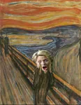 2016 bridge clinton election hillary_clinton meta:edit screaming united_states // 930x1200 // 252KB