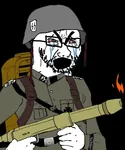 crying fascism fire flamethrower germany glasses helmet nazi nazi_germany soyjak ss uniform weapon wojak // 851x1024 // 97KB