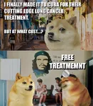 cancer cheems cuba doctor dog doge healthcare latin_america // 720x825 // 91KB