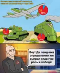 aircraft airplane armored_fighting_vehicle glasses lend_lease pe-2 red_army red_star revmemsov russian_text soviet_union soyjak statistics t-34 tank train translated war wojak world_war_ii // 884x1080 // 305KB