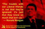 capitalism hammer_and_sickle ignorance liberalism qfctipsfc quote ronald_reagan united_states // 513x336 // 131KB