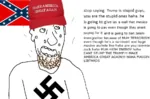 confederate_flag confederate_states donald_trump fascism hat maga ms_paint nazi swastika united_states // 953x628 // 159KB