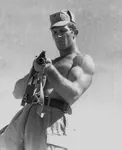 afghanistan buff gun meta:monochrome meta:photo red_army shirtless soldier soviet_union weapon // 783x960 // 111KB