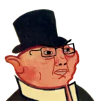 bourgeoisie capitalism chudjak fascism glasses hat incel meta:transparent_background nazi porky site:pol top_hat wojak // 576x566 // 298KB