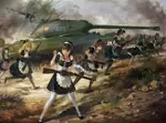 alternate_history anime black_hair blonde_hair brown_hair catgirl female gun is-3 maid mosin-nagant multiple_girls ppsh-41 red_army soviet_union submachine_gun tank uniform war weapon world_war_ii // 1146x850 // 360KB