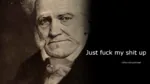 arthur_schopenhauer fake_quote german_idealism just_fuck_my_shit_up philosophy quote // 1280x720 // 945KB