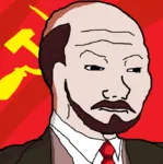 frown hammer_and_sickle reaction_image soviet_union vladimir_lenin wojak // 680x684 // 331KB