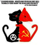 anarchism cat circle_a fake_quote german_empire germany hammer_and_sickle hug left_unity marxism otto_von_bismarck quote sectarianism unity // 491x548 // 145KB