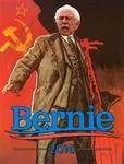 2016 bernie_sanders election glasses hammer_and_sickle poster propaganda red_star social_democracy star united_states // 777x1024 // 216KB