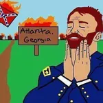 1:1_aspect_ratio american_civil_war atlanta confederate_flag confederate_states feels_good fire general_sherman georgia georgia_state meta:lowres united_states war // 384x384 // 34KB