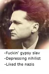 depression emil_cioran fascism gypsy nazi nihilism slav // 400x600 // 40KB