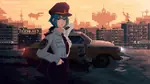 anime blue_hair car cyberpunk dog female future militsiya pixel_art retrofuturism robot russian_text soviet_union // 1920x1080 // 90KB