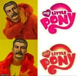 anthro drake_meme joseph_stalin my_little_pony pony // 505x500 // 318KB