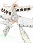 aircraft airplane alekseev-km anime ekranoplan ground_effect_vehicle jet kemonomimi lun_class_ekranoplan mecha_musume soviet_air_forces soviet_union // 750x1000 // 218KB