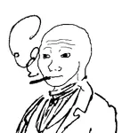 anarchism cigarette egoism max_stirner meta:lowres smoking wojak // 279x305 // 45KB