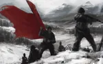 flag gun hammer_and_sickle helmet red_army red_flag soldier soviet_union uniform weapon // 1680x1050 // 1.9MB