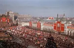 1955 flag joseph_stalin meta:photo moscow parade red_flag red_square russia soviet_union vladimir_lenin // 2020x1324 // 2.2MB