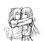 character:alunya character:grace hug meta:black_and_white monarchism // 1820x1723 // 1.3MB