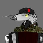 1:1_aspect_ratio accordion aeromorph aircraft airplane anthro artist:combat_ready beret camouflage fighter fishbed glowing_eye instrument jet living_machine mig-21 mikoyan-gurevich remove_kebab serbia yellow_eyes yugoslavia yugoslavia_fr // 1280x1280 // 214KB