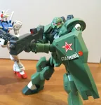 gun gundam mecha red_star robot shield soviet_union star weapon // 722x752 // 265KB