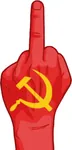 fuck_off hammer_and_sickle middle_finger slavoj_zizek symbol // 481x999 // 53KB