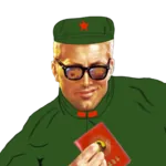 book duke_nukem hat little_red_book maoism red_guard red_star uniform video_game // 1082x1080 // 500KB