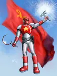 flag hammer_and_sickle mecha red_star robot soviet_union star ultraman // 525x700 // 111KB