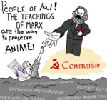 anime beard body_pillow book capitalism hammer_and_sickle hand hyperdimension_neptunia karl_marx marxism ms_paint neptune overwork preservation red_star site:a site:4chan worker // 1216x1137 // 187KB