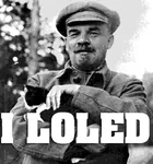 cat hat laugh lol meta:lowres reaction_image soviet_union vladimir_lenin // 453x487 // 149KB