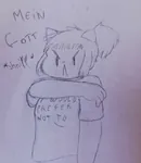 catgirl character:zizek_catgirl i_would_prefer_not_to mein_gott meta:sketch sniff // 1685x1943 // 1018KB