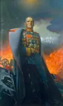 art artist:konstantin_vasilyev fire general georgy_zhukov meta:painting red_army soviet_union uniform war world_war_ii // 1000x1687 // 293KB