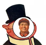 bourgeoisie capitalism china hat mao_zedong maoism mask porky red_star revisionism star top_hat // 576x566 // 250KB