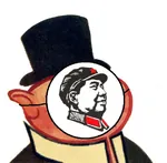 bourgeoisie capitalism china hat mao_zedong maoism mask porky // 576x566 // 327KB